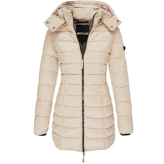 Damen Winter Pufferjacke | Mit Kapuze