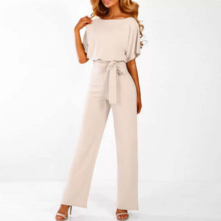 W&W - Schlichter und schicker Jumpsuit Beige