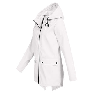 Damen-Regenjacke | Verstellbare Kapuze