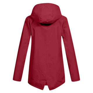 Damen-Regenjacke | Verstellbare Kapuze