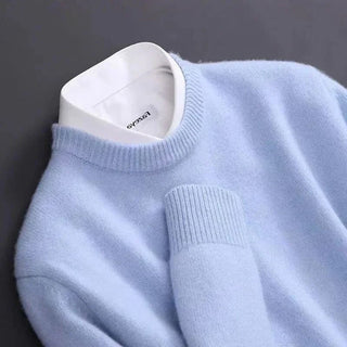Herren Klassischer Strickpullover | Rundhals