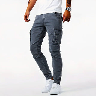 Herren Stretch Cargo Jeans | Slim Fit