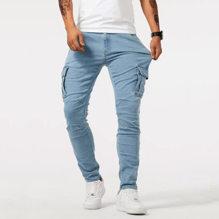 Herren Stretch Cargo Jeans | Slim Fit