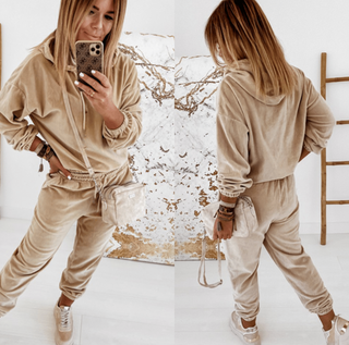Damen-Trainingsanzug | Kapuzenjacke und Jogginghose