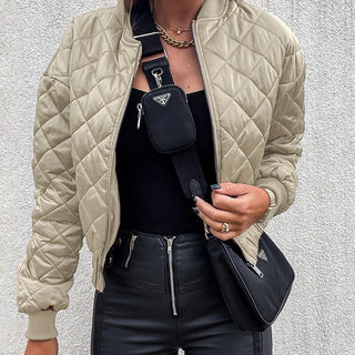 Damen Stepp Bomberjacke | Lässig
