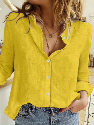 Damen Hemd mit Knopfleiste | Lässiger Stil