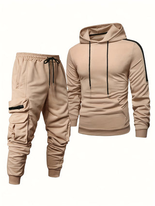 Herren Sport Trainingsanzug | Zip Up Hoodie & Jogginghose
