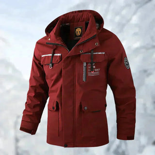 Herren-Daunenjacke aus Cord | Mit Reißverschluss