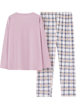 Damen Pyjama Set Zweiteiler | Kurzarm & Hose
