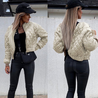 Damen Stepp Bomberjacke | Lässig