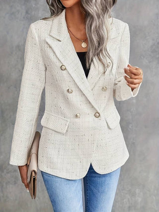 Damen Blazer mit Knöpfen und langen Ärmeln | Strukturiert