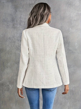 Damen Blazer mit Knöpfen und langen Ärmeln | Strukturiert