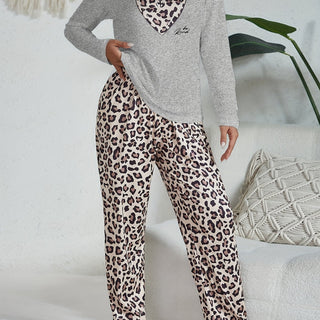 Damen Pyjama Set | Langarm Oberteil & Hose