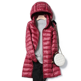 Damen Winter Pufferjacke | Mit Kapuze