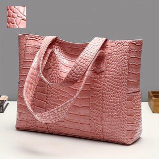 Damen Große Schultertasche | Prägung Tote