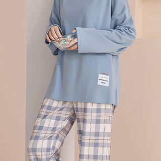 Damen Pyjama Set Zweiteiler | Kurzarm & Hose