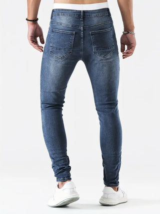 Herren-Skinny-Jeans mit Rissen | Im Used-Look