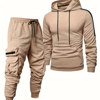 Herren Sport Trainingsanzug | Zip Up Hoodie & Jogginghose