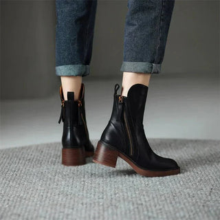 Women's winter ankle boots | Side zipper