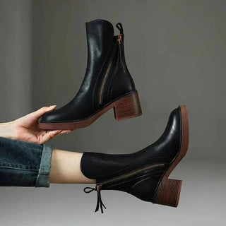 Women's winter ankle boots | Side zipper