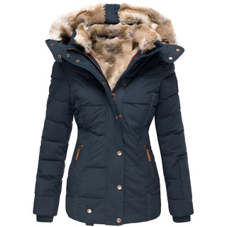 Damen Winter Daunenjacke | Kapuze Schlanker Schnitt