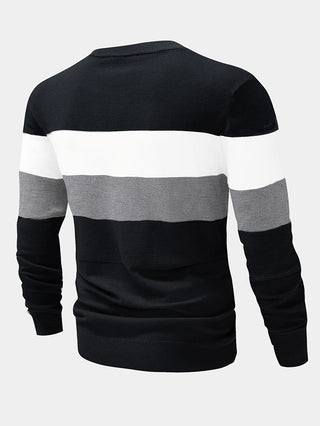Herren Winter Pullover | Gestreift