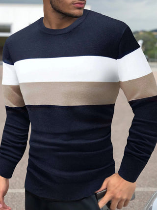 Herren Winter Pullover | Gestreift
