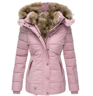 Damen Winter Daunenjacke | Kapuze Schlanker Schnitt