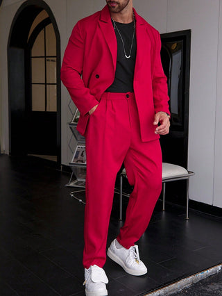 Herren Zweiteiliges Anzug | Schmal geschnittener Blazer und Hose