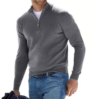 Herren Freizeitpullover | Halbzip