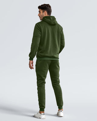 Herren Kapuzenpulli Trainingsanzug Set |Reißverschluss Jacke & Jogginghose