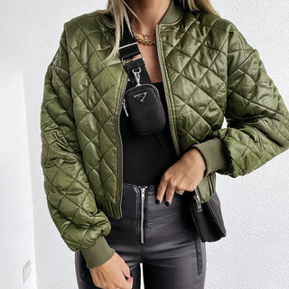 Damen Stepp Bomberjacke | Lässig
