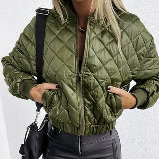 Damen Stepp Bomberjacke | Lässig