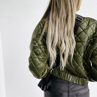 Damen Stepp Bomberjacke | Lässig