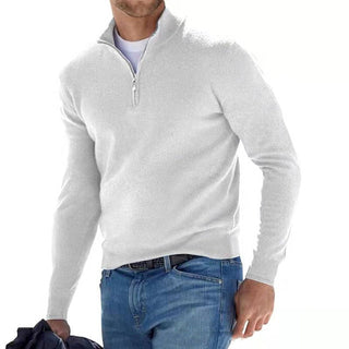 Herren Freizeitpullover | Halbzip