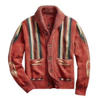 Herren Strickmuster Cardigan | Vintage-Stil