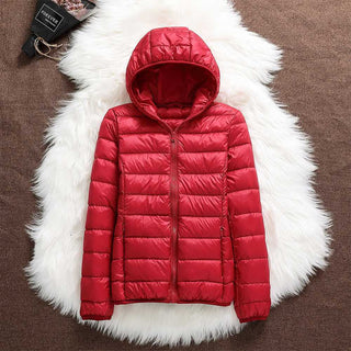 Damen Pufferjacke | Mit Kapuze