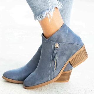 Damen orthopädische Stiefeletten | Reißverschluss an der Seite