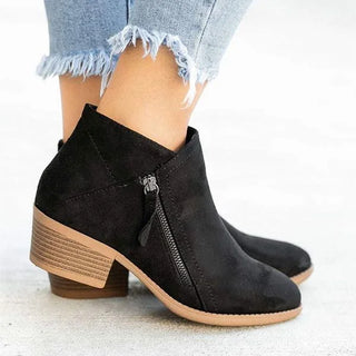 Damen orthopädische Stiefeletten | Reißverschluss an der Seite