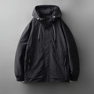 Outdoor-Jacke für Herren | Mit Kapuze und Reißverschluss