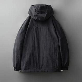 Outdoor-Jacke für Herren | Mit Kapuze und Reißverschluss