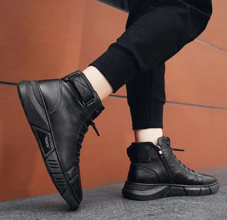 Herren High-Top Sneaker | Seitlicher Reißverschluss
