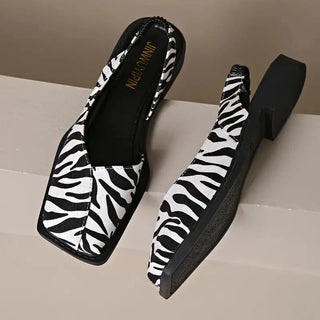 Damen Bequeme Slip-On Loafers | Quadratisch