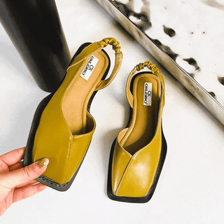 Damen Bequeme Slip-On Loafers | Quadratisch