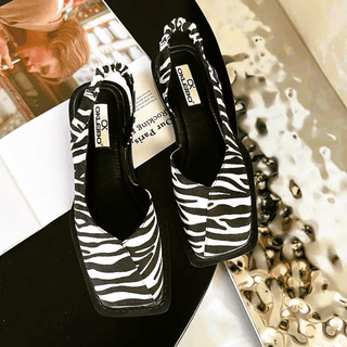 Damen Bequeme Slip-On Loafers | Quadratisch