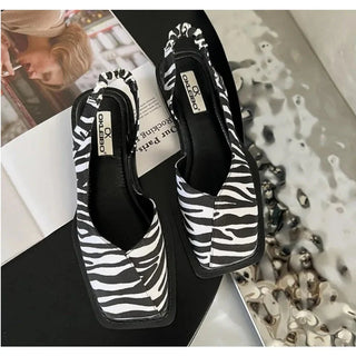 Damen Bequeme Slip-On Loafers | Quadratisch