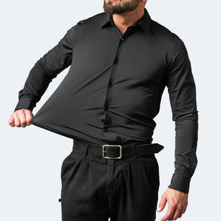 Herren Langarmhemd | Slim Fit Tapered