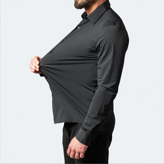 Herren Langarmhemd | Slim Fit Tapered