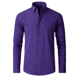 Herren Langarmhemd | Slim Fit Tapered