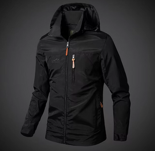 Herren Wasserdichte Windjacke | Mit Kapuze